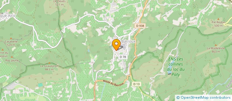 localisation de l'entreprise L'ARCH à LE BARROUX
