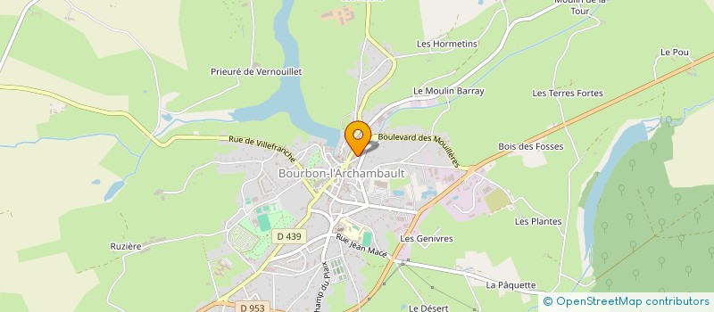 localisation de l'entreprise L'ARCHAMB'BIO à BOURBON-L'ARCHAMBAULT