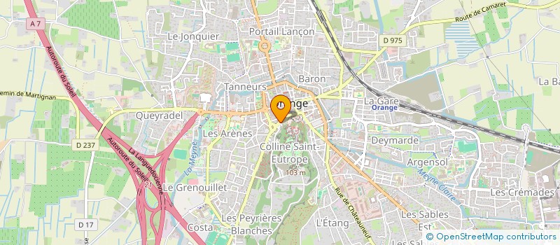 localisation de l'entreprise L ARCHANGE  ORANGE