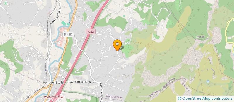 localisation de l'entreprise L'ARCHANGE  ROQUEVAIRE