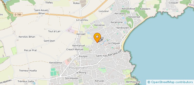 localisation de l'entreprise L'ARCHANTEUR DE BERTHEAUME  PLOUGONVELIN
