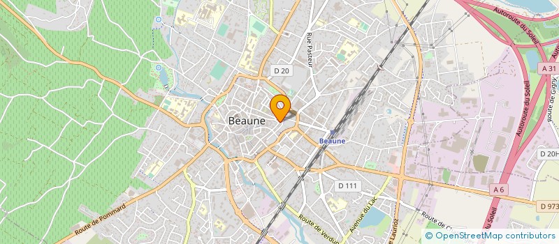 localisation de l'entreprise L'ARCHE à BEAUNE