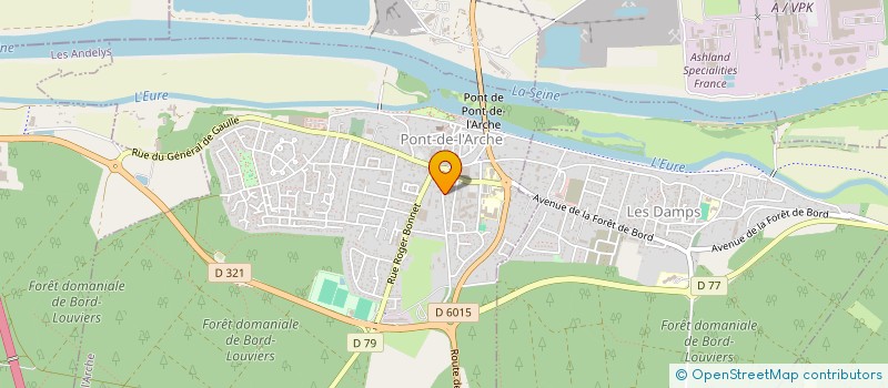 localisation de l'entreprise L'ARCHE  PONT DE L'ARCHE