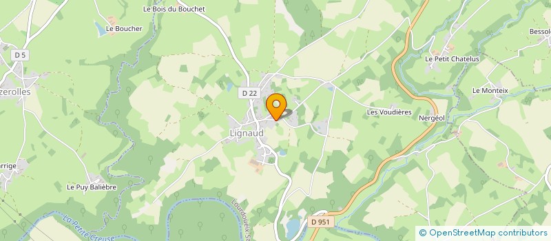localisation de l'entreprise L'ARCHE à LOURDOUEIX-SAINT-PIERRE