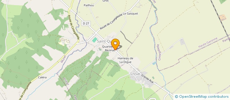 localisation de l'entreprise L'ARCHE à SAINT-QUIRC