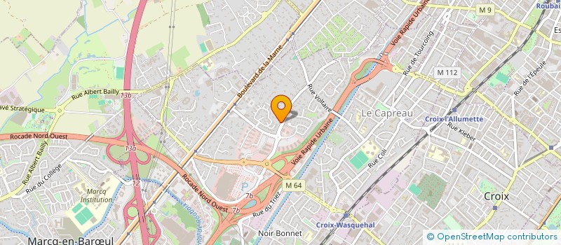 localisation de l'entreprise L'ARCHE  WASQUEHAL