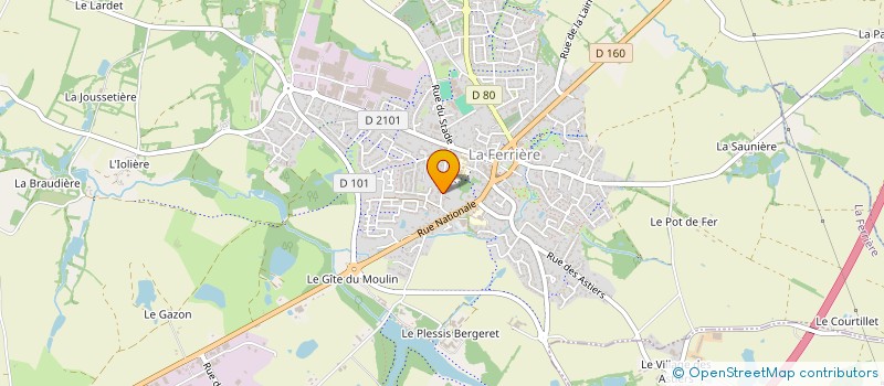 localisation de l'entreprise L'ARCHE à LA FERRIERE