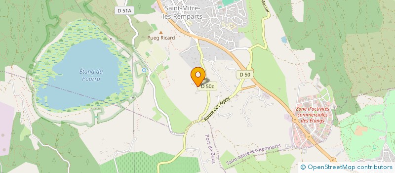 localisation de l'entreprise L'ARCHE  SAINT-MITRE-LES-REMPARTS