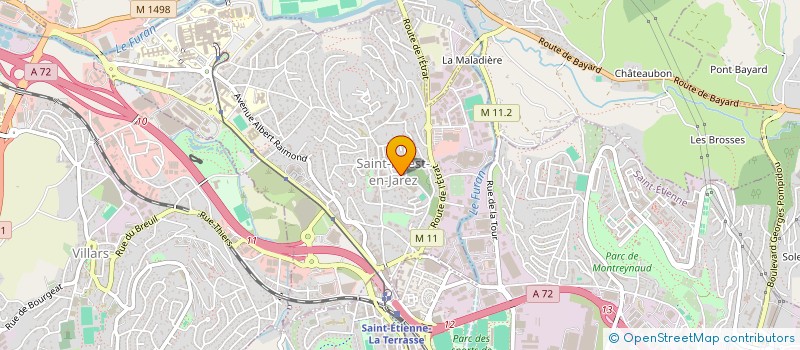 localisation de l'entreprise L'ARCHE  SAINT-PRIEST-EN-JAREZ