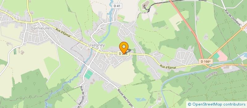 localisation de l'entreprise L'ARCHE 88  UXEGNEY