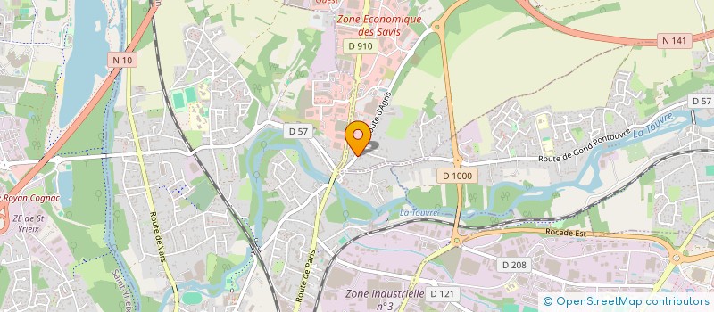 localisation de l'entreprise L'ARCHE à CHAMPNIERS