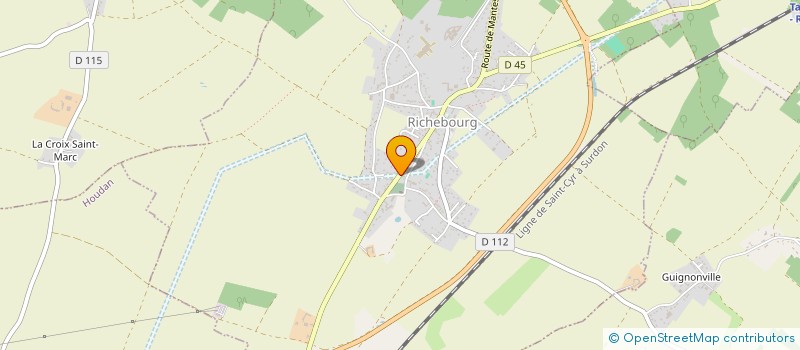 localisation de l'entreprise L'ARCHE  RICHEBOURG