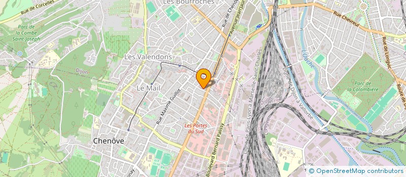 localisation de l'entreprise L'ARCHE A DIJON à CHENOVE