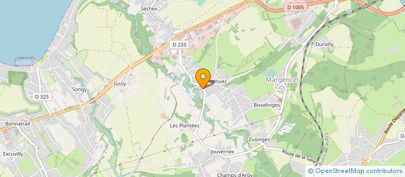 localisation de l'entreprise L ARCHE A GOJON  MARGENCEL