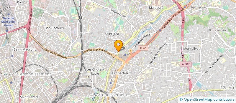 localisation de l'entreprise L'ARCHE A MARSEILLE-AIX à MARSEILLE