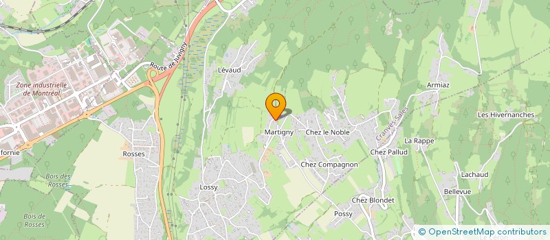 localisation de l'entreprise L'ARCHE ADRIEN  CRANVES-SALES