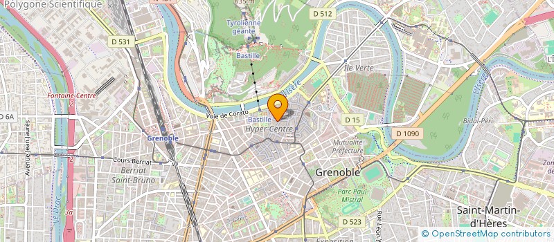 localisation de l'entreprise L'ARCHE AUX FRUITS DIORYLIS  GRENOBLE