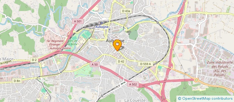 localisation de l'entreprise L'ARCHE D'ANNE-CAROLINE  AUBAGNE