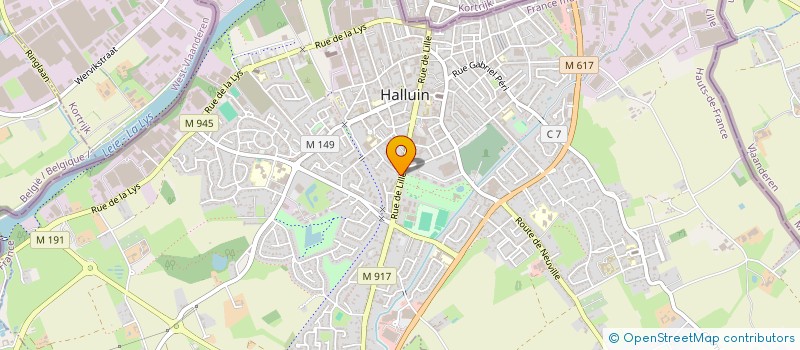 localisation de l'entreprise L'ARCHE D'EVEIL 3  HALLUIN