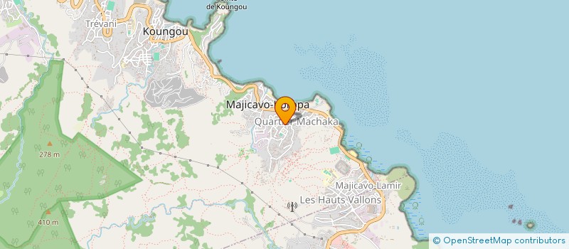 localisation de l'entreprise L'ARCHE D'HELIOS à MAMOUDZOU