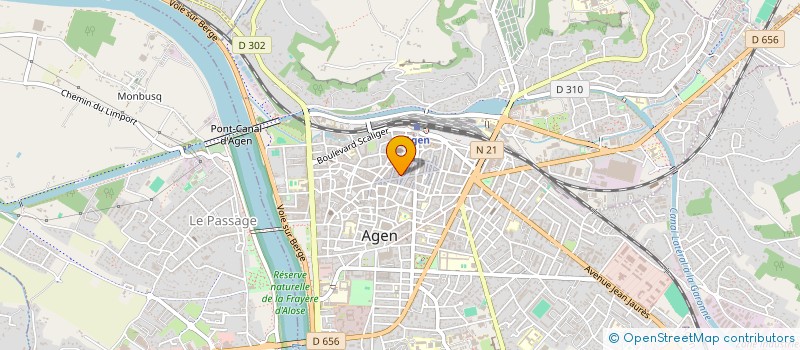localisation de l'entreprise L ARCHE DE BEAUTE à AGEN