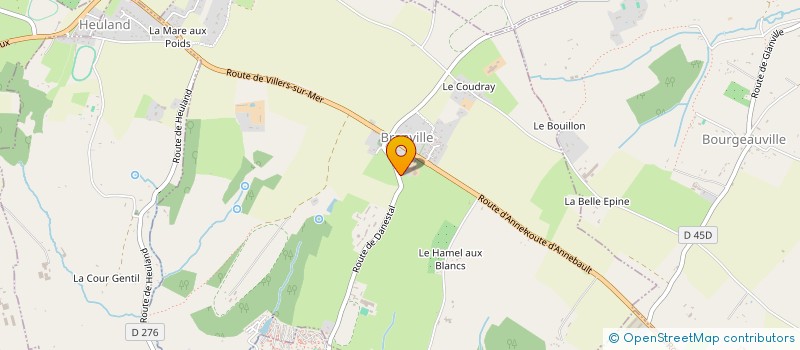 localisation de l'entreprise L'ARCHE DE CAPUCINE  BRANVILLE