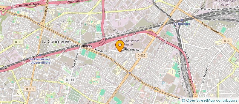 localisation de l'entreprise L'ARCHE DE DIEU à LA COURNEUVE