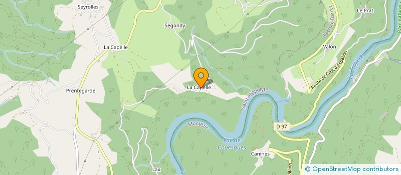 localisation de l'entreprise L'ARCHE DE GAIA  SAINT-HIPPOLYTE