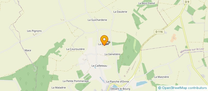 localisation de l'entreprise L'ARCHE DE JOSY  BONNEVEAU