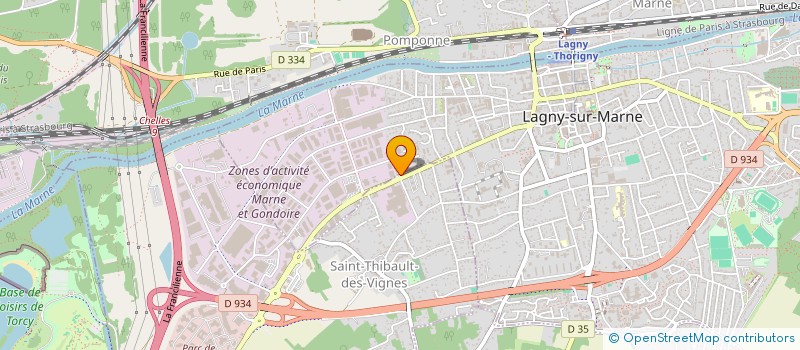 localisation de l'entreprise L'ARCHE DE KELA  SAINT-THIBAULT-DES-VIGNES