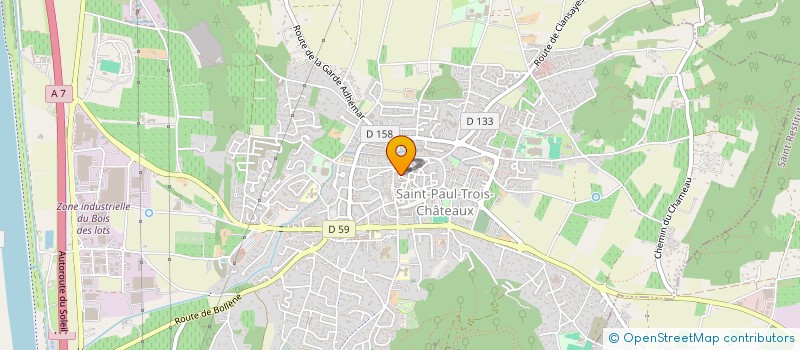 localisation de l'entreprise L'ARCHE DE LA CHAPELLE CASTELHAM  SAINT-PAUL-TROIS-CHATEAUX