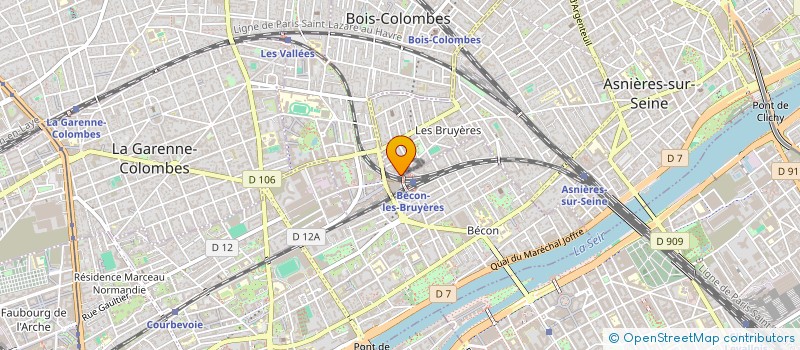 localisation de l'entreprise L'ARCHE DE LA PRESSE  ASNIERES-SUR-SEINE