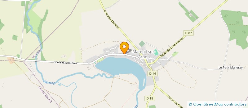localisation de l'entreprise L'ARCHE DE MACOCEL  MAREUIL-SUR-ARNON