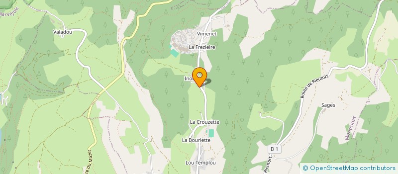 localisation de l'entreprise L'ARCHE DE MAE  SAINT-LEGER-DE-PEYRE