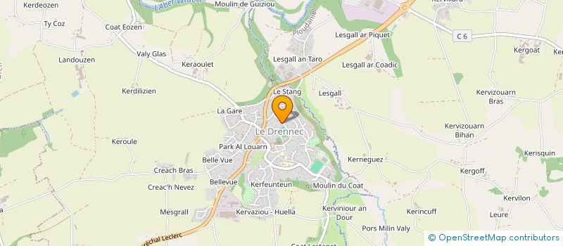 localisation de l'entreprise L'ARCHE DE MALORY  LE DRENNEC