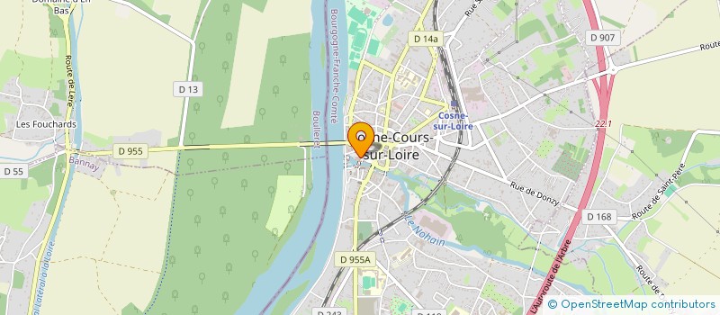 localisation de l'entreprise L'ARCHE DE MANUE à COSNE-COURS-SUR-LOIRE