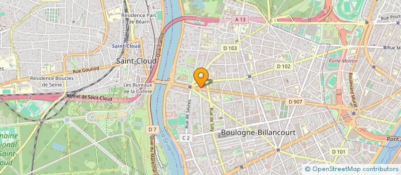 localisation de l'entreprise L ARCHE DE MASSY à BOULOGNE-BILLANCOURT