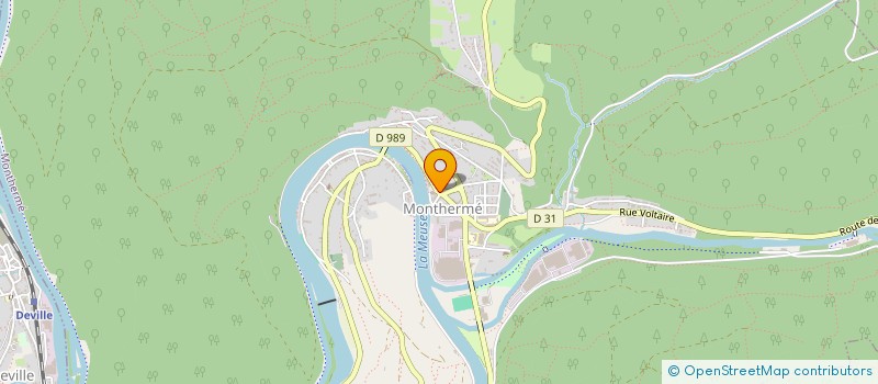 localisation de l'entreprise L'ARCHE DE NOE  MONTHERME