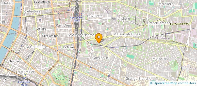 localisation de l'entreprise L'ARCHE DE NOE  LYON