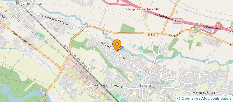 localisation de l'entreprise L'ARCHE DE NOE  LESCAR