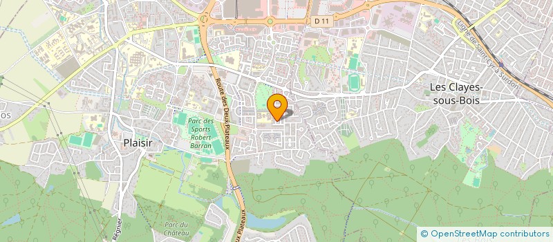 localisation de l'entreprise L'ARCHE DE NOE à PLAISIR