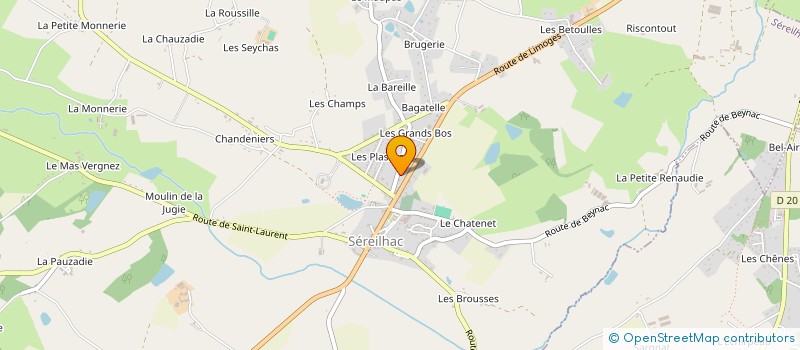 localisation de l'entreprise L'ARCHE DE NOE à SEREILHAC
