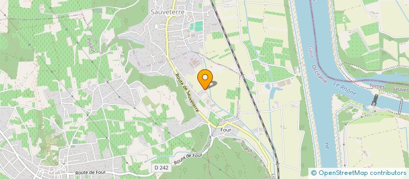 localisation de l'entreprise L'ARCHE DE NOE  PUJAUT