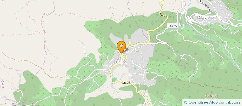 localisation de l'entreprise L'ARCHE DE NOISETTE  CALLAS