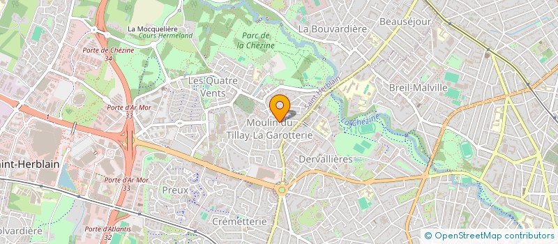 localisation de l'entreprise L'ARCHE DE NORA à SAINT-HERBLAIN