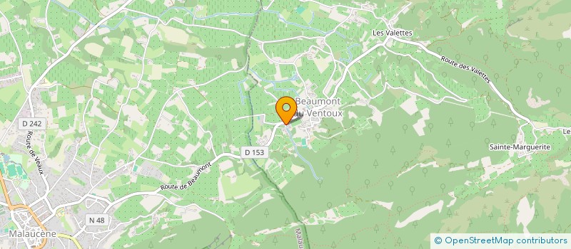 localisation de l'entreprise L'ARCHE DE SHEENA  BEAUMONT-DU-VENTOUX