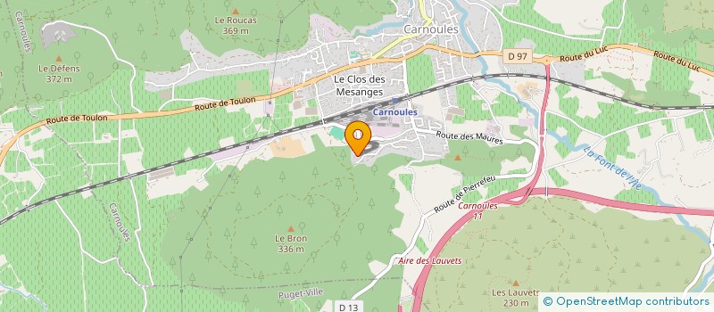 localisation de l'entreprise L'ARCHE DE SPARTAN  CARNOULES