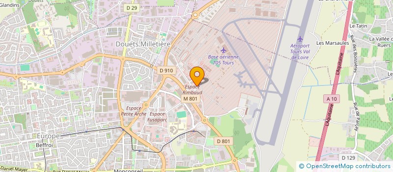 localisation de l'entreprise L'ARCHE DE TOURS NORD à TOURS