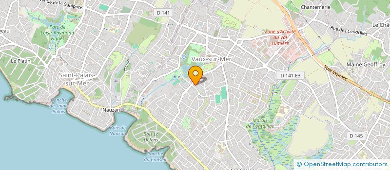 localisation de l'entreprise L'ARCHE DE VAUX  VAUX-SUR-MER