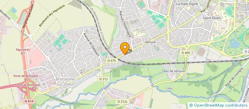localisation de l'entreprise L'ARCHE DE VENOIX à CAEN